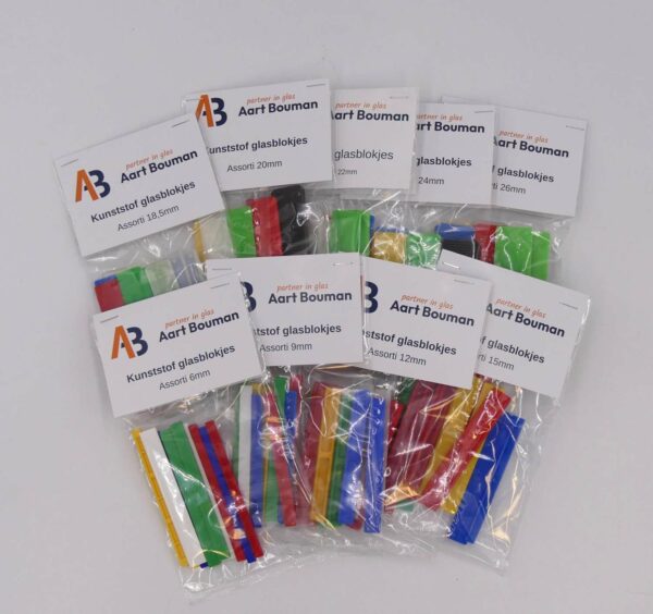 Glasblokjes assortizakje