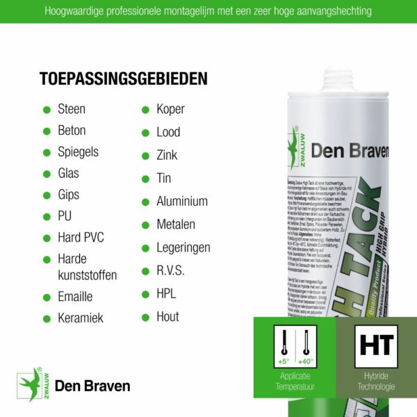 Den Braven High Tack - Afbeelding 2