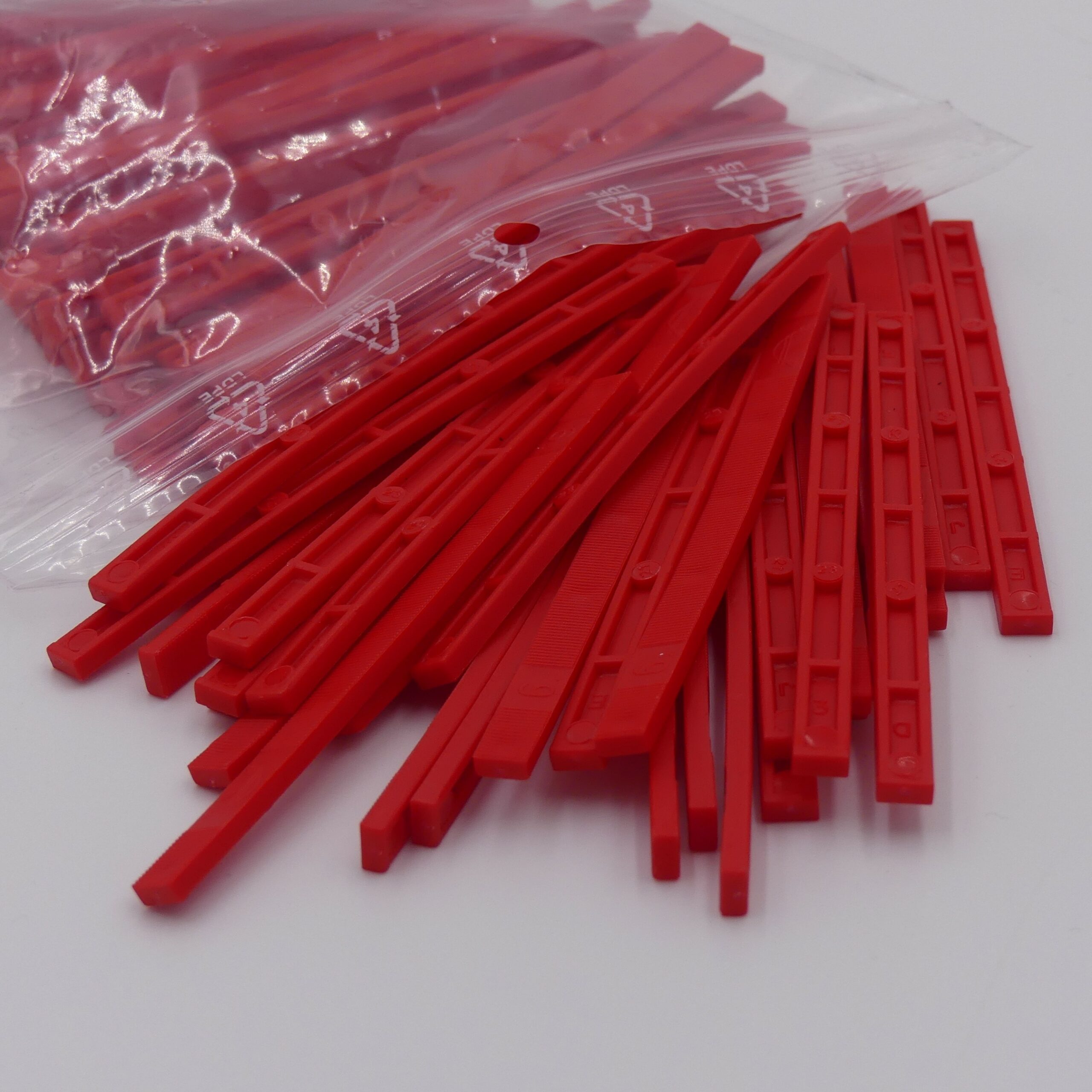 Glasblokjes 6x3 mm 100 stuks - Afbeelding 2