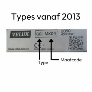 types vanaf 2013