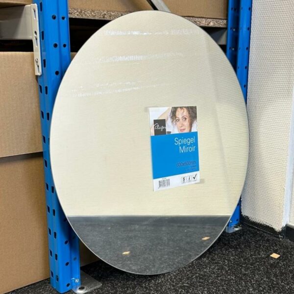 Spiegel 4mm blank rond 600 mm
