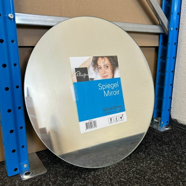 Spiegel 4mm blank rond 400 mm