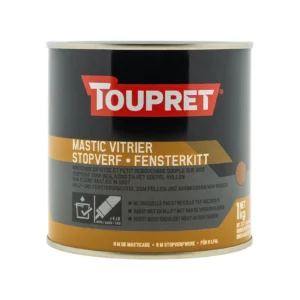 Toupret bruin 1kg