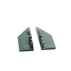 Eindkapjes voor spiegelprofiel - Aluminium