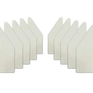 Eindkapjes voor spiegelprofiel - RVS