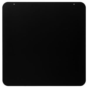 Vloerplaat staal 2MM - 75x75 cm zwart