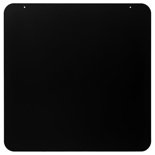 Vloerplaat staal 2MM - vierkant L60 x B60 cm zwart