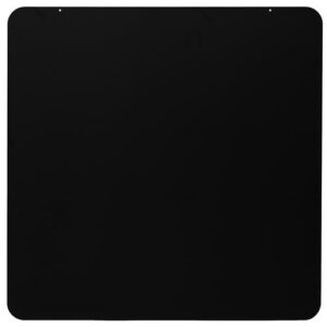 Vloerplaat staal 2MM - vierkant 90x90 cm zwart