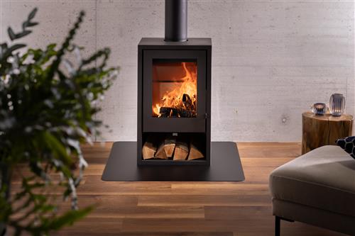 Vloerplaat staal 2MM - 100x100 cm zwart - Afbeelding 2