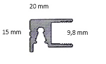 detail profiel voorzetraam