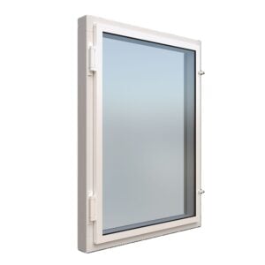 Scharnierende voorzetramen aluminium